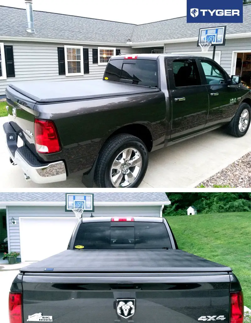 TYGER® Tri-Fold Pickup Tonneau Cover for Ram 1500